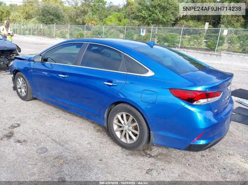 5NPE24AF9JH714238 2018 Hyundai Sonata Se