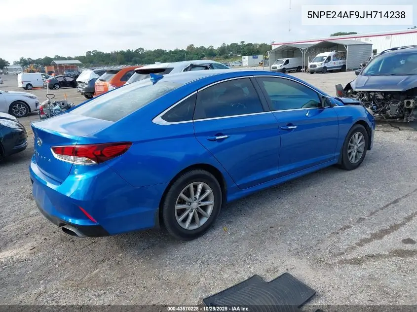 5NPE24AF9JH714238 2018 Hyundai Sonata Se