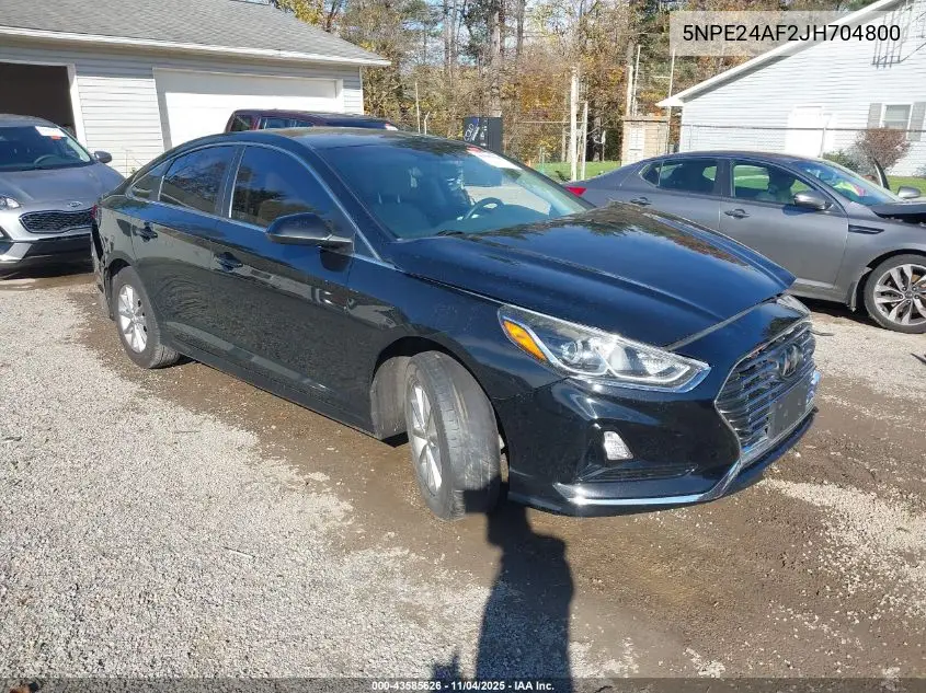 5NPE24AF2JH704800 2018 Hyundai Sonata Se