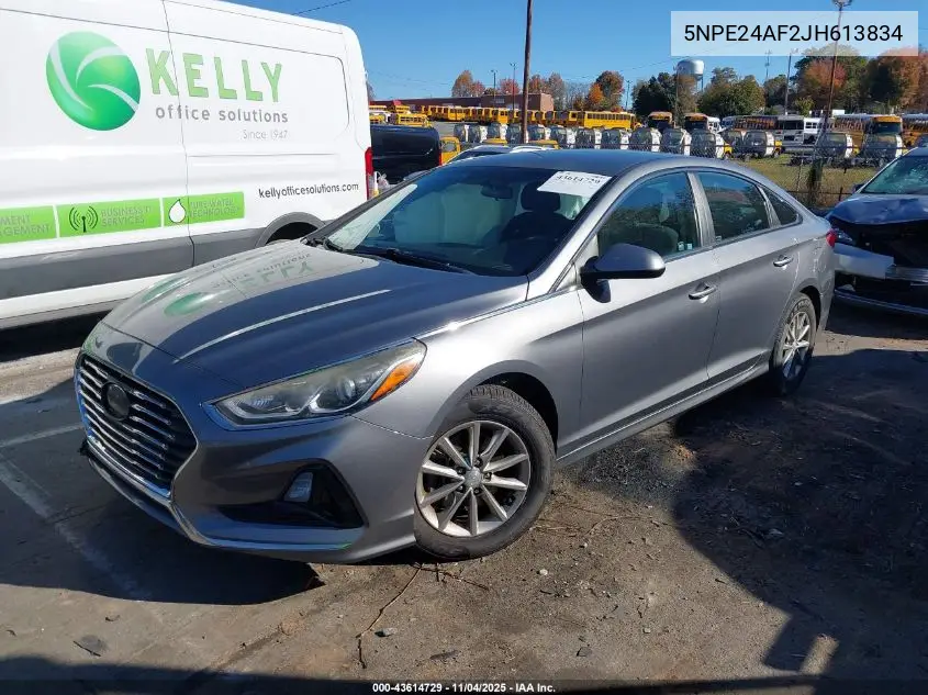 5NPE24AF2JH613834 2018 Hyundai Sonata Se