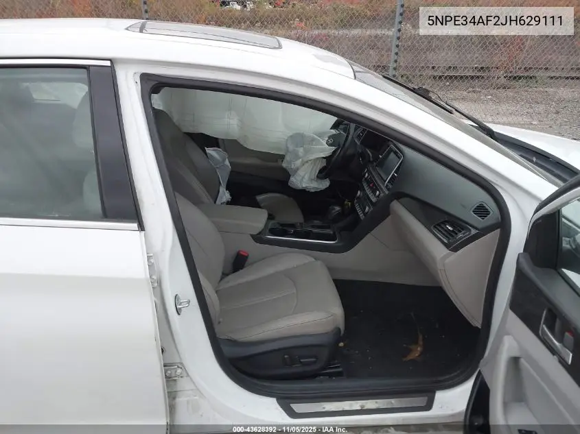 5NPE34AF2JH629111 2018 Hyundai Sonata Limited
