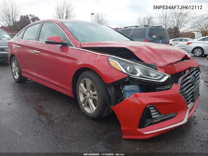 5NPE34AF7JH612112 2018 Hyundai Sonata Sel