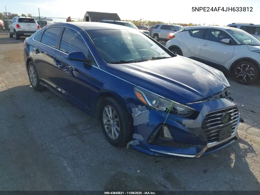 5NPE24AF4JH633812 2018 Hyundai Sonata Se