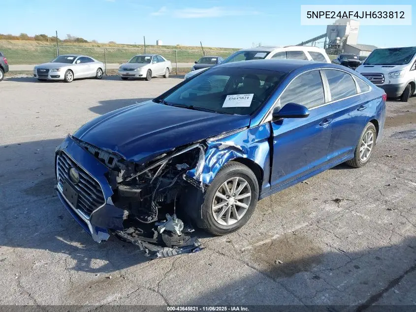 5NPE24AF4JH633812 2018 Hyundai Sonata Se