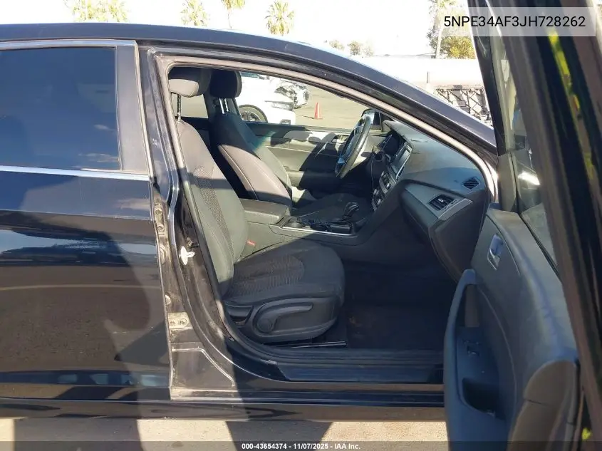 5NPE34AF3JH728262 2018 Hyundai Sonata Sel+
