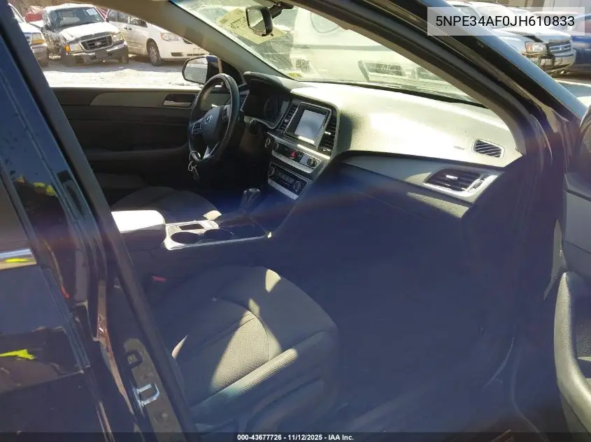 5NPE34AF0JH610833 2018 Hyundai Sonata Sel