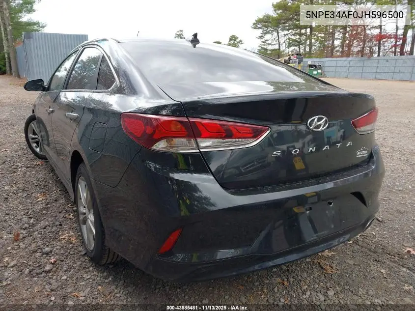 5NPE34AF0JH596500 2018 Hyundai Sonata Sel