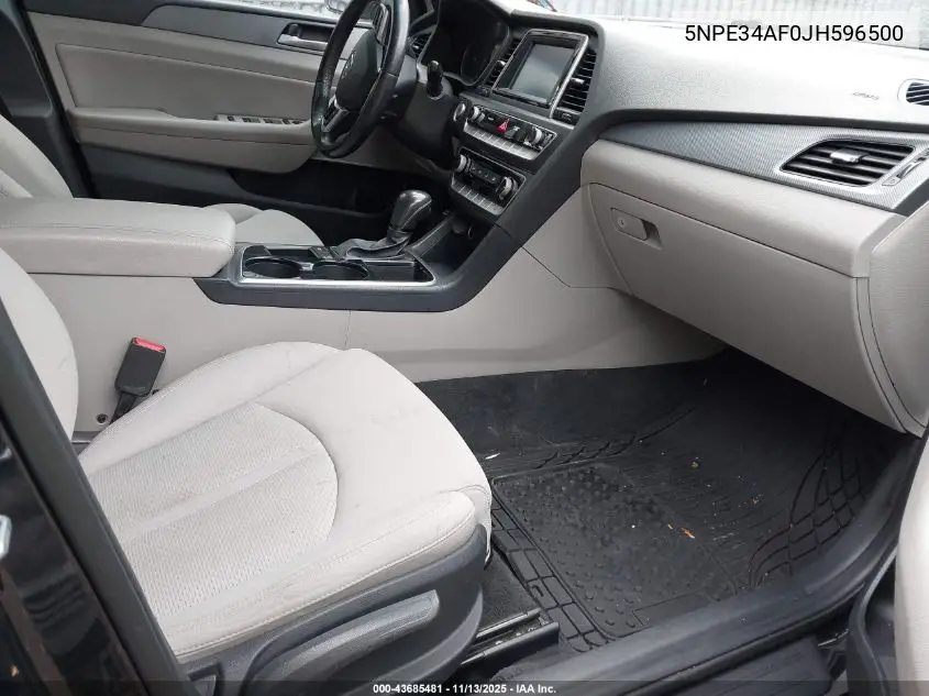 5NPE34AF0JH596500 2018 Hyundai Sonata Sel