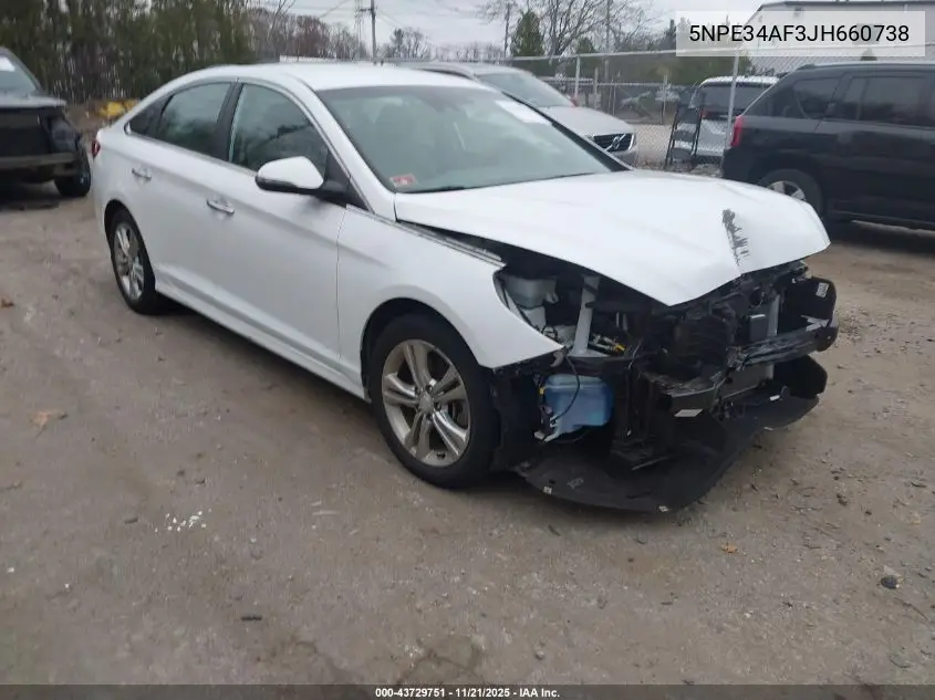 5NPE34AF3JH660738 2018 Hyundai Sonata Sel