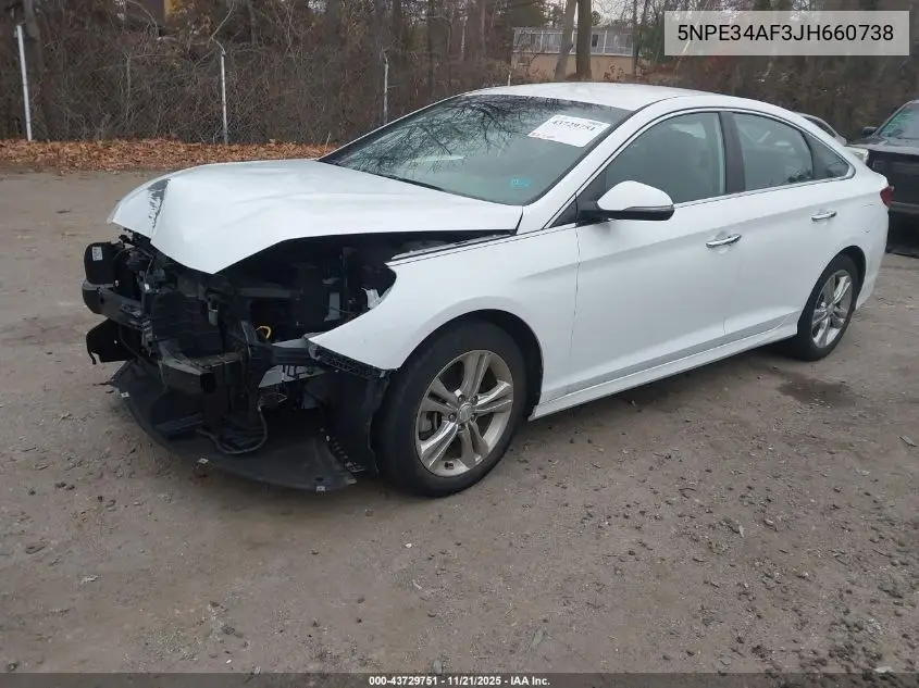 5NPE34AF3JH660738 2018 Hyundai Sonata Sel