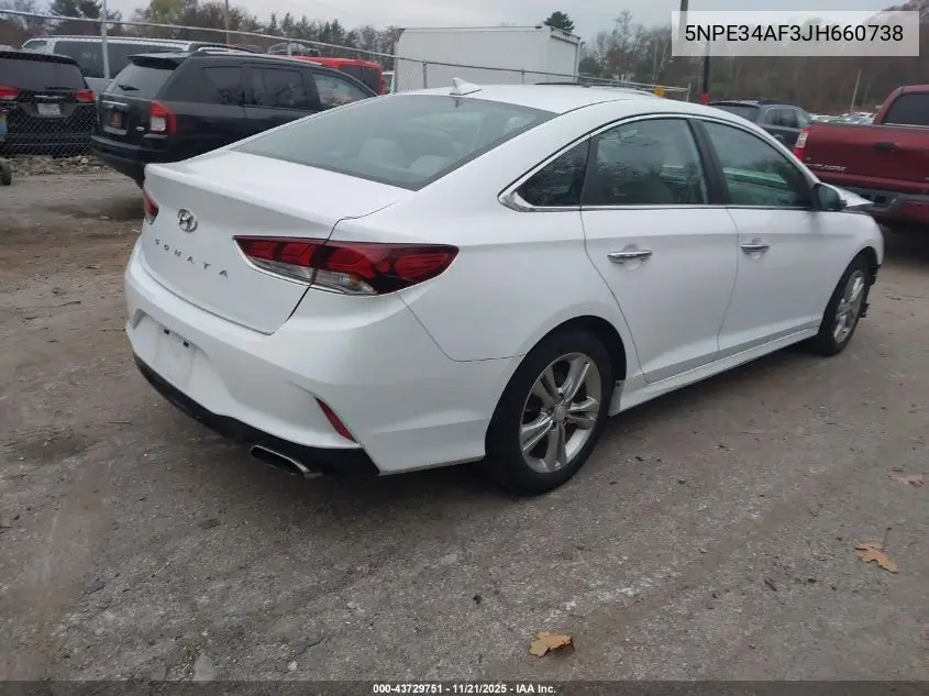 5NPE34AF3JH660738 2018 Hyundai Sonata Sel