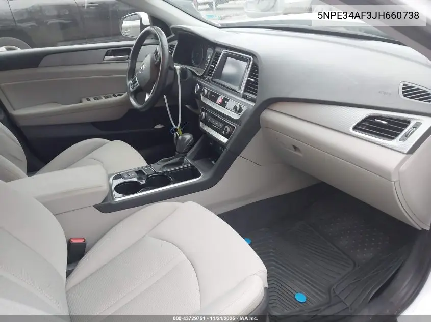 5NPE34AF3JH660738 2018 Hyundai Sonata Sel