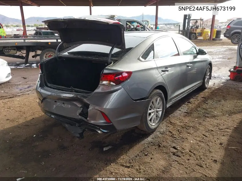 5NPE24AF5JH673199 2018 Hyundai Sonata Se