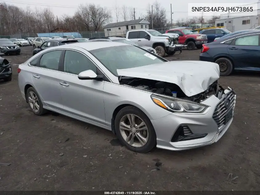 5NPE34AF9JH673865 2018 Hyundai Sonata Sel