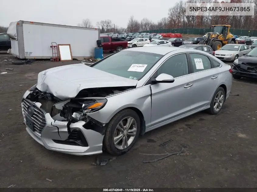 5NPE34AF9JH673865 2018 Hyundai Sonata Sel