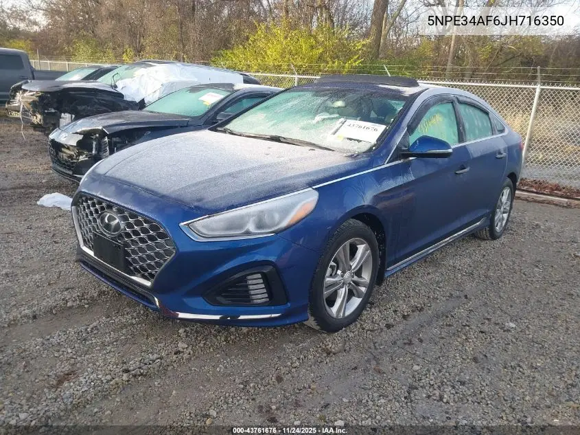 5NPE34AF6JH716350 2018 Hyundai Sonata Sport+