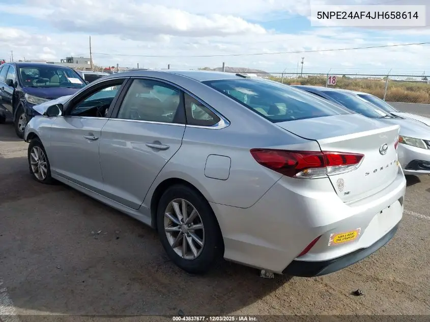 5NPE24AF4JH658614 2018 Hyundai Sonata Se