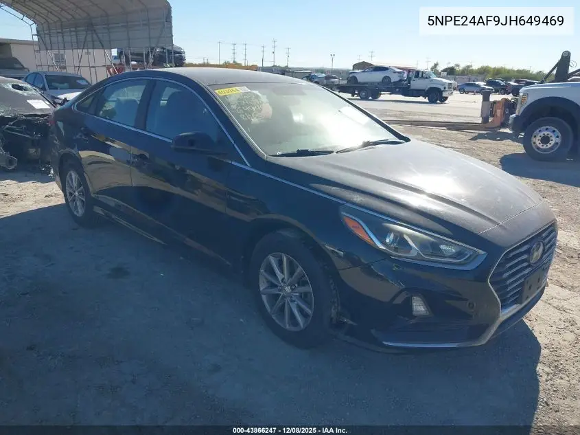5NPE24AF9JH649469 2018 Hyundai Sonata Se