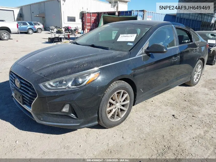 5NPE24AF9JH649469 2018 Hyundai Sonata Se