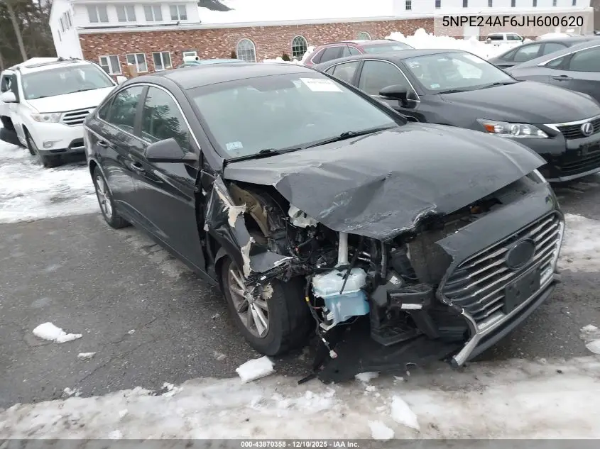 5NPE24AF6JH600620 2018 Hyundai Sonata Se
