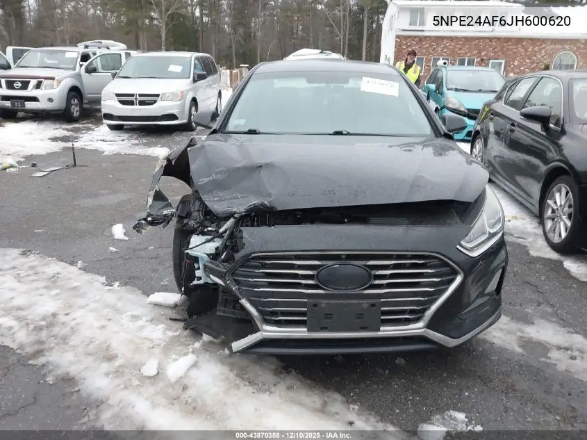 5NPE24AF6JH600620 2018 Hyundai Sonata Se