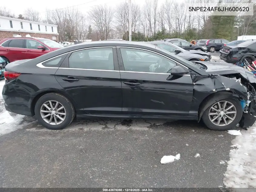 5NPE24AF6JH600620 2018 Hyundai Sonata Se