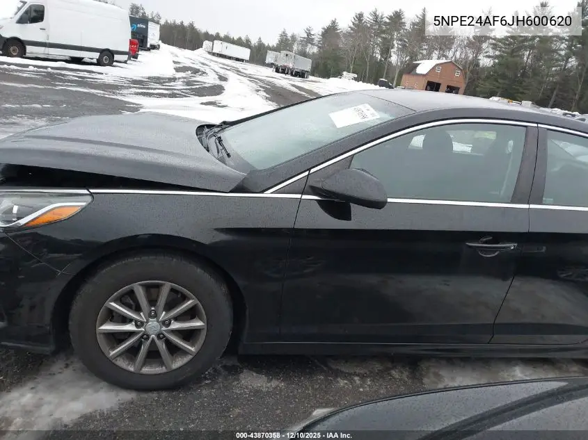 5NPE24AF6JH600620 2018 Hyundai Sonata Se