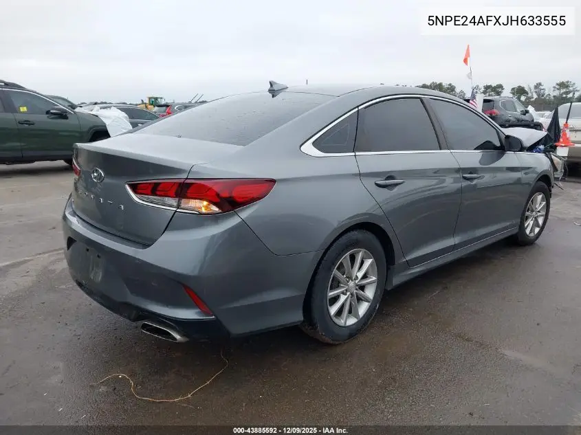 5NPE24AFXJH633555 2018 Hyundai Sonata Se