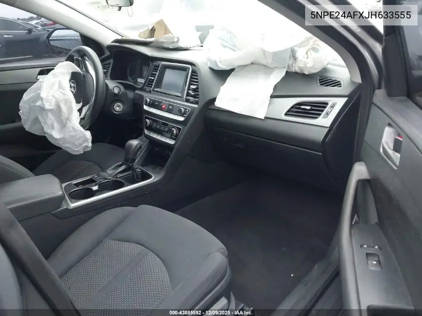 5NPE24AFXJH633555 2018 Hyundai Sonata Se