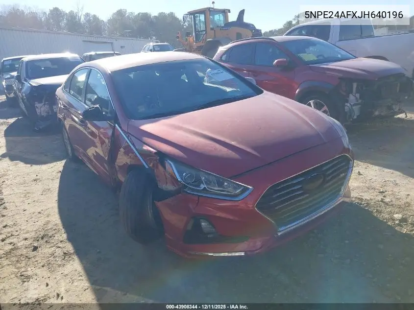 5NPE24AFXJH640196 2018 Hyundai Sonata Se