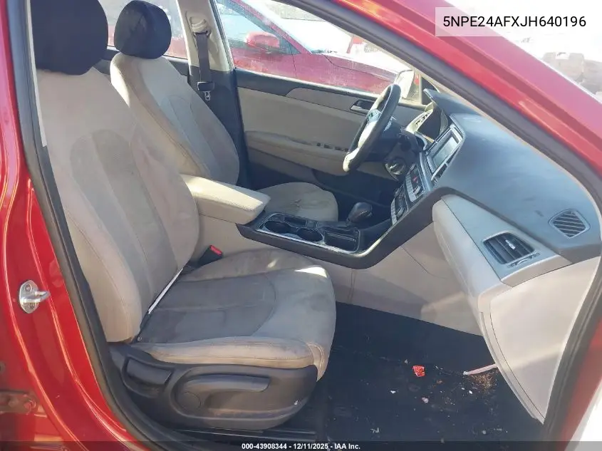 5NPE24AFXJH640196 2018 Hyundai Sonata Se