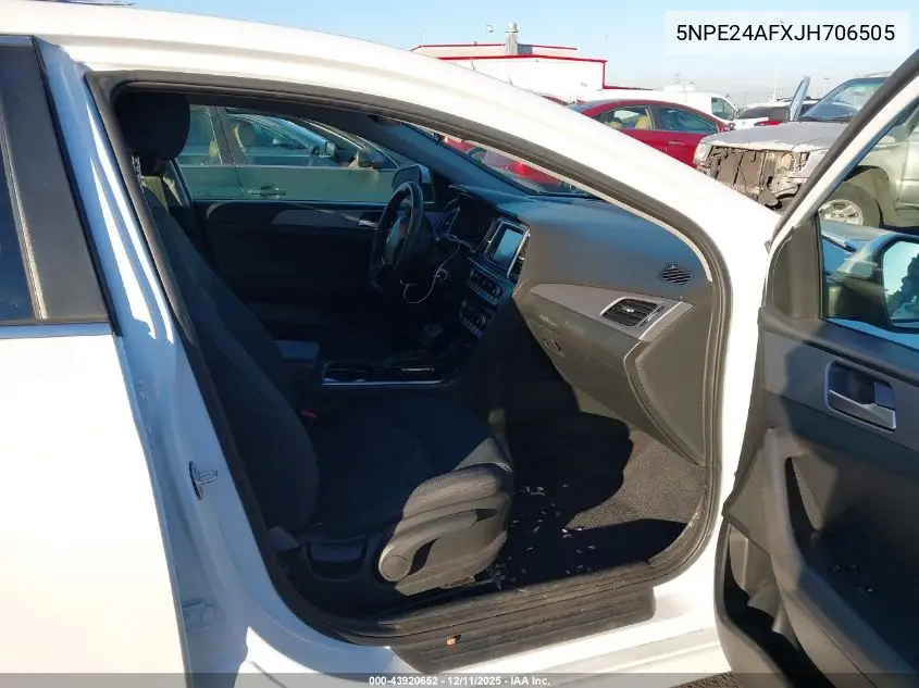 5NPE24AFXJH706505 2018 Hyundai Sonata Se