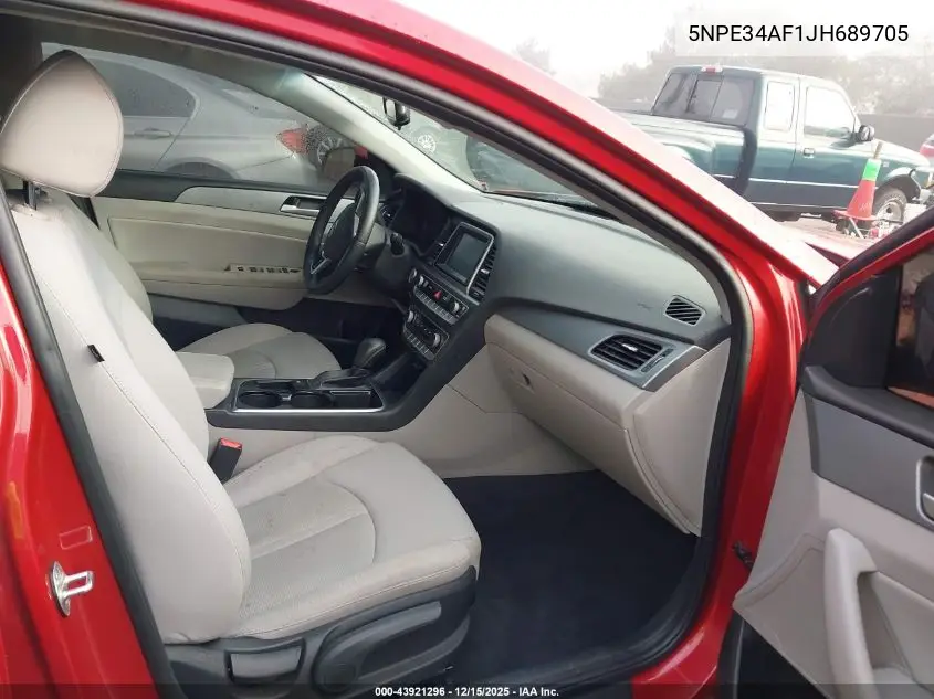 5NPE34AF1JH689705 2018 Hyundai Sonata Sel
