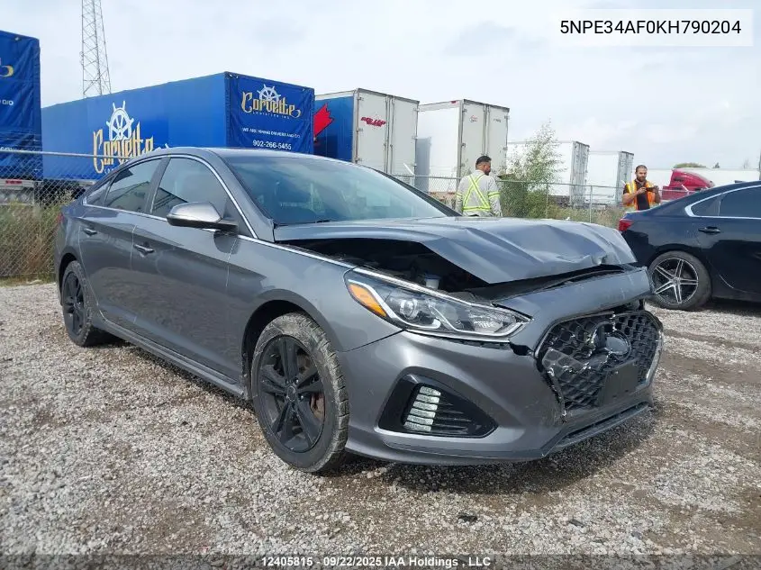5NPE34AF0KH790204 2019 Hyundai Sonata Essential