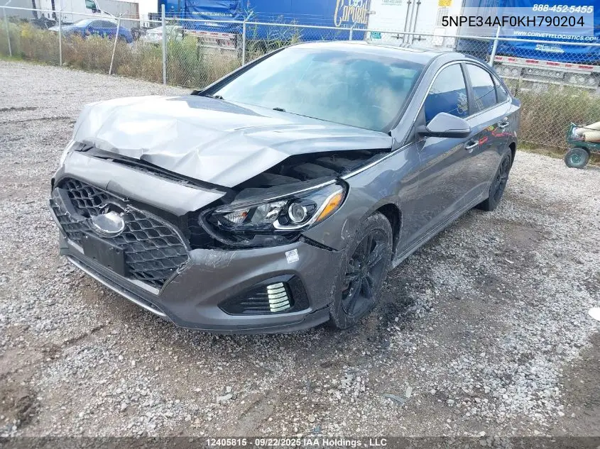 5NPE34AF0KH790204 2019 Hyundai Sonata Essential
