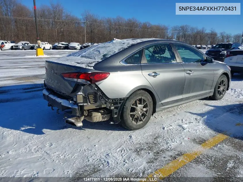 5NPE34AFXKH770431 2019 Hyundai Sonata Preferred