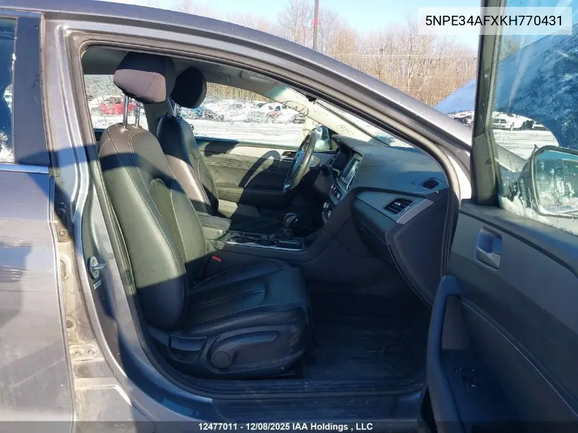 5NPE34AFXKH770431 2019 Hyundai Sonata Preferred