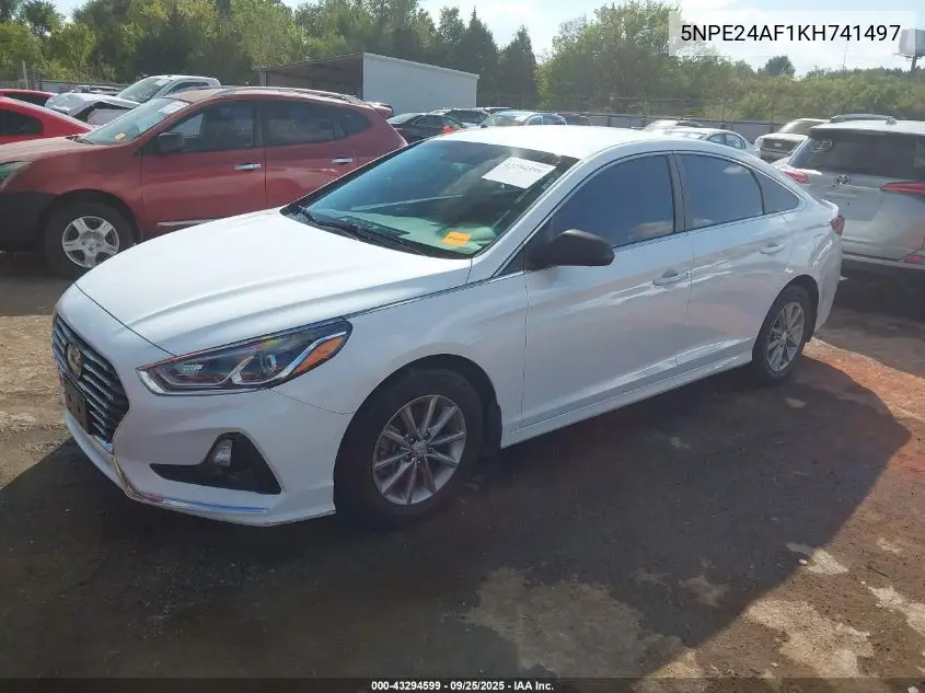 5NPE24AF1KH741497 2019 Hyundai Sonata Se