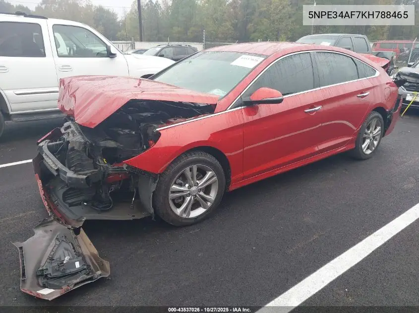5NPE34AF7KH788465 2019 Hyundai Sonata Sel