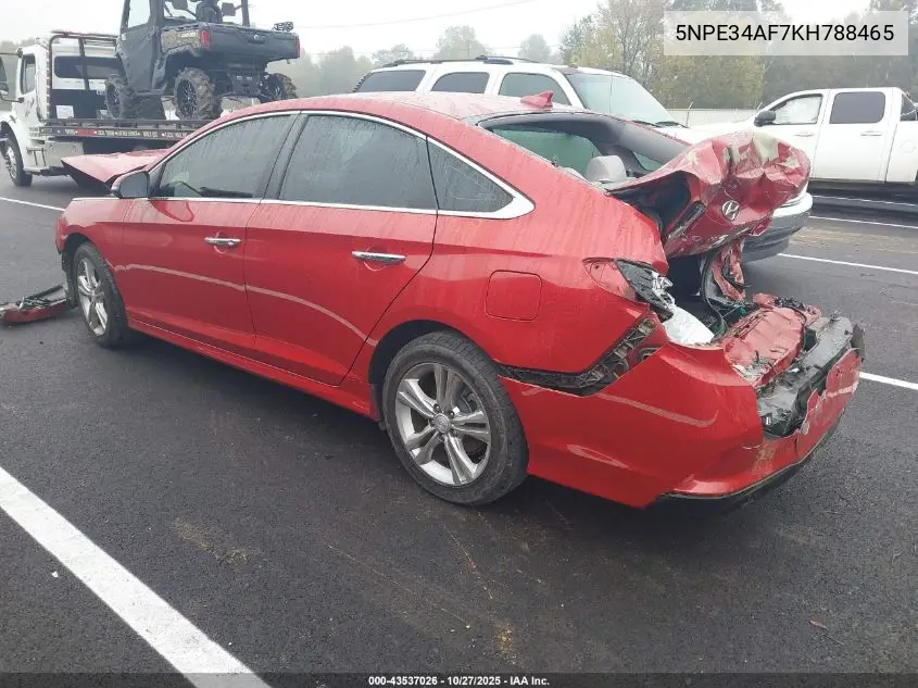 5NPE34AF7KH788465 2019 Hyundai Sonata Sel