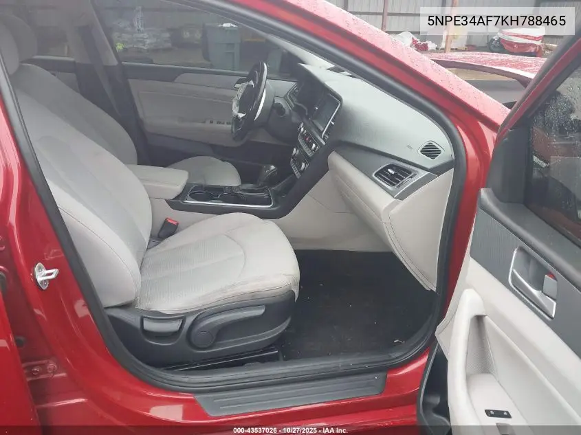 5NPE34AF7KH788465 2019 Hyundai Sonata Sel