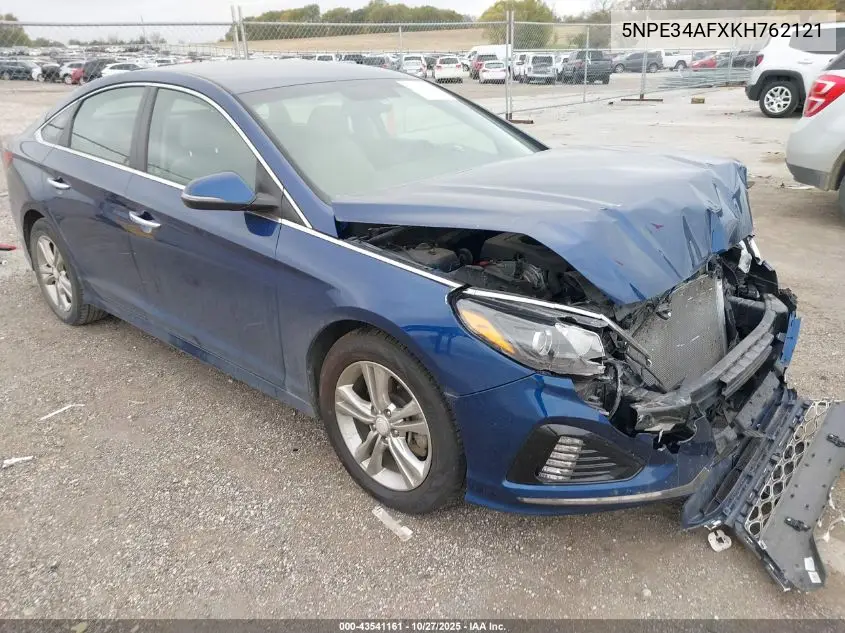 5NPE34AFXKH762121 2019 Hyundai Sonata Sel