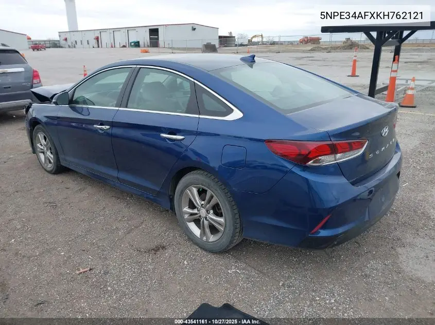 5NPE34AFXKH762121 2019 Hyundai Sonata Sel