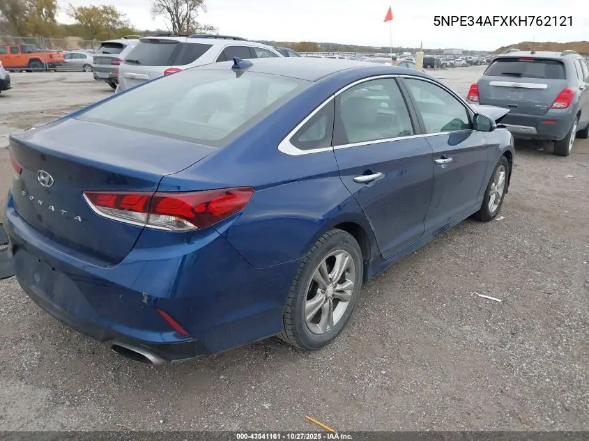 5NPE34AFXKH762121 2019 Hyundai Sonata Sel