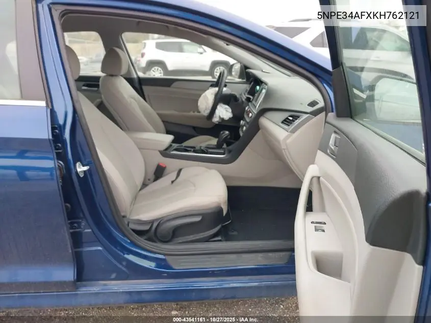 5NPE34AFXKH762121 2019 Hyundai Sonata Sel