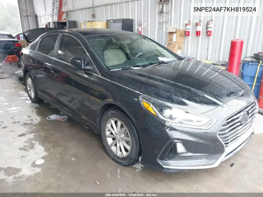 5NPE24AF7KH819524 2019 Hyundai Sonata Se
