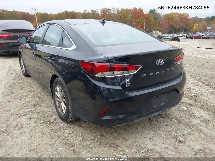 5NPE24AF3KH734065 2019 Hyundai Sonata Se