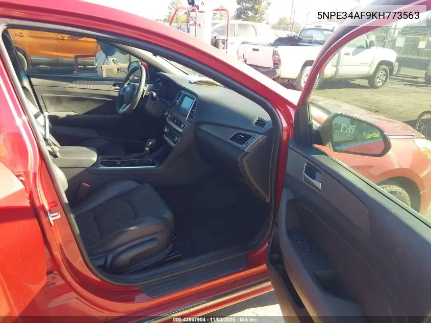 5NPE34AF9KH773563 2019 Hyundai Sonata Sport