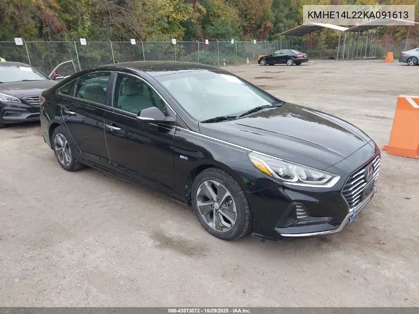 KMHE14L22KA091613 2019 Hyundai Sonata Plug-In Hybrid
