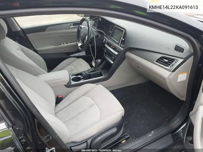 KMHE14L22KA091613 2019 Hyundai Sonata Plug-In Hybrid